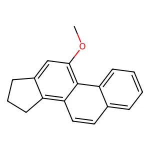 16,17-Dihydro-11-methoxy-15H-cyclopenta(a)phenanthrene structure