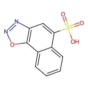 萘[2,1-d]-1,2,3-噁二唑-5-磺酸 structure