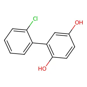 (1,1'-Biphenyl)-2,5-diol, 2'-chloro- structure