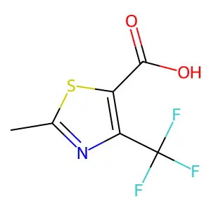 2-Methyl-4-(trifluoromethyl)-1,3-thiazole-5-carboxylic acid structure