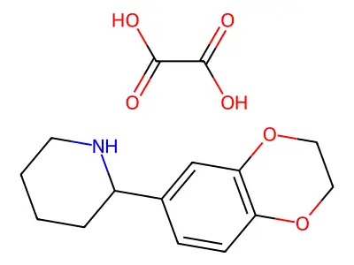 2-(2,3-Dihydro-1,4-benzodioxin-6-yl)piperidine structure