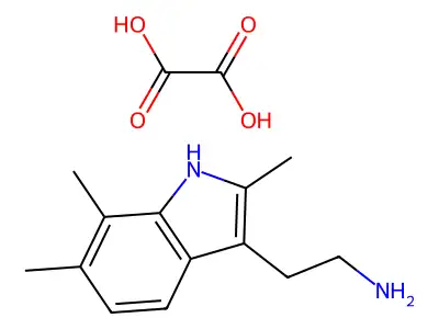 2-(2,6,7-trimethyl-1H-indol-3-yl)ethanamine structure
