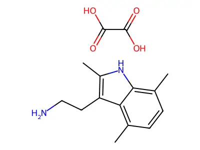 2-(2,4,7-三甲基-1H-吲哚-3-基)乙胺 structure