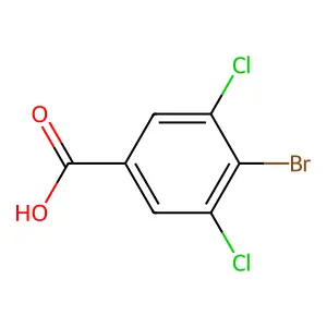 4-Bromo-3,5-dichlorobenzoic acid structure