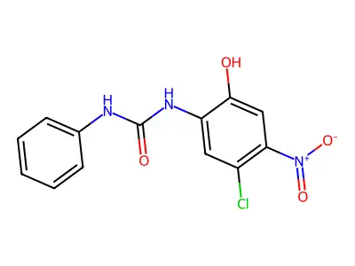 1-(5-Chloro-2-hydroxy-4-nitrophenyl)-3-phenylurea structure