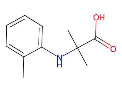 2-methyl-N-(2-methylphenyl)Alanine structure