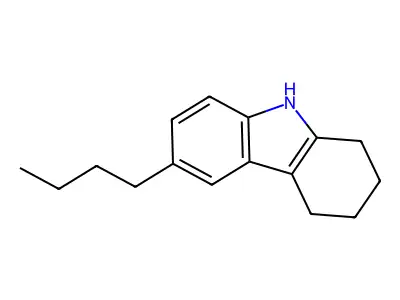 6-butyl-2,3,4,9-tetrahydro-1H-carbazole structure