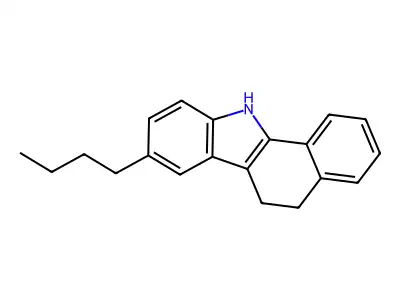 8-Butyl-5H,6H,11H-benzo[a]carbazole structure