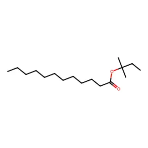 tert-Pentyl laurate structure