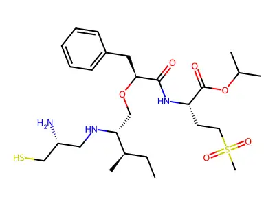 L-744,832二盐酸盐 structure