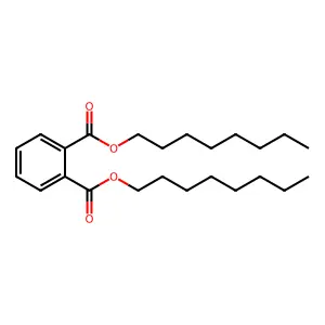 鄰苯二甲酸二正辛酯 structure