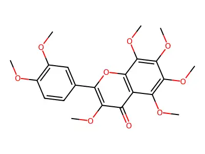 3,5,6,7,8,3',4'-Heptamethoxyflavone structure