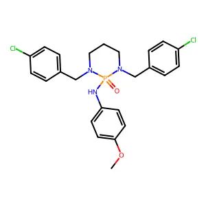 1,3-bis[(4-chlorophenyl)methyl]-N-(4-methoxyphenyl)-2-oxo-1, structure