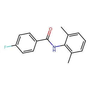 N-(2,6-Dimethylphenyl)-4-fluorobenzamide structure