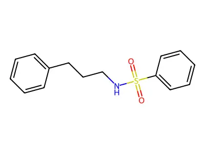 N-(3-phenylpropyl)benzenesulfonamide structure