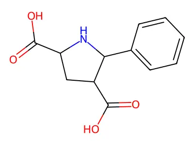 5-Phenyl-2,4-pyrrolidinedicarboxylic acid structure