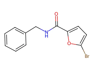 N-benzyl-5-bromofuran-2-carboxamide structure