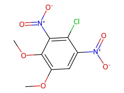 2-Chloro-4,5-dimethoxy-1,3-dinitrobenzene structure
