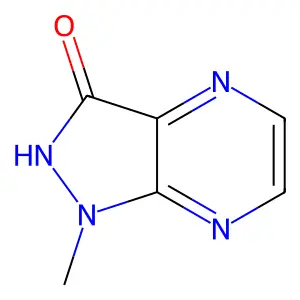 1-methyl-2H-pyrazolo[3,4-b]pyrazin-3-one structure