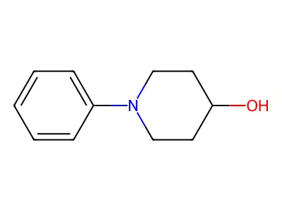 1-Phenylpiperidin-4-ol structure