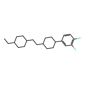 4-(trans-4-(2-(trans-4-Ethylcyclohexyl)ethyl)cyclohexyl)-1,2-difluorobenzene structure