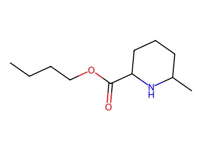 Butyl 6-methylpiperidine-2-carboxylate structure