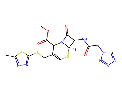 Cefazolin delta-3-methyl ester structure