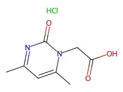 2-(4,6-dimethyl-2-oxopyrimidin-1(2H)-yl)acetic acid structure