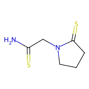 2-Thioxo-1-pyrrolidinethioacetamide structure