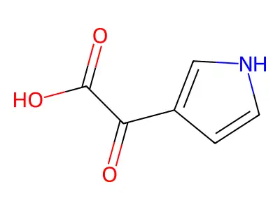 2-oxo-2-(1H-pyrrol-3-yl)acetic Acid structure