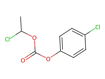 1-Chloroethyl 4-chlorophenyl carbonate structure
