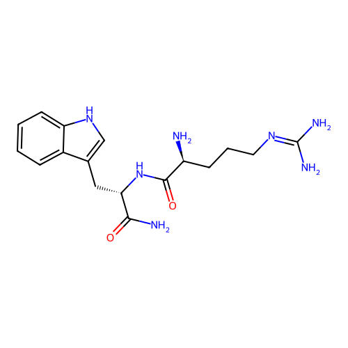L-Tryptophanamide, L-arginyl- structure