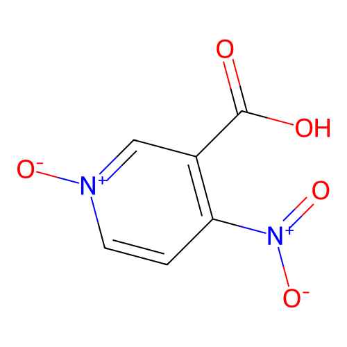 4-Nitronicotinic acid N-oxide structure