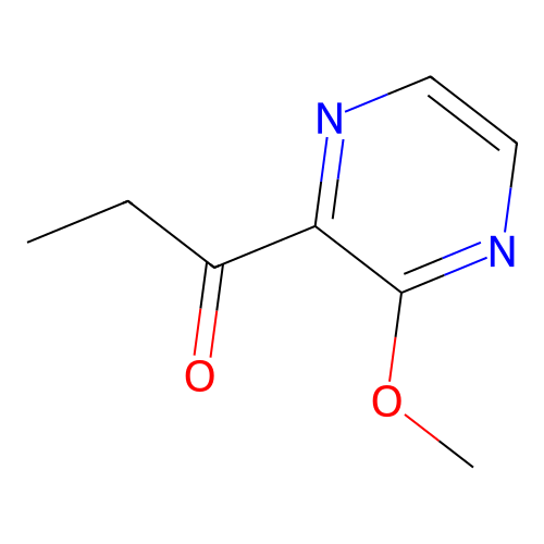 1-(3-Methoxy-2-pyrazinyl)-1-propanone structure
