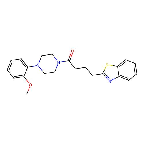 4-(1,3-Benzothiazol-2-yl)-1-[4-(2-methoxyphenyl)piperazin-1-yl]butan-1-one structure