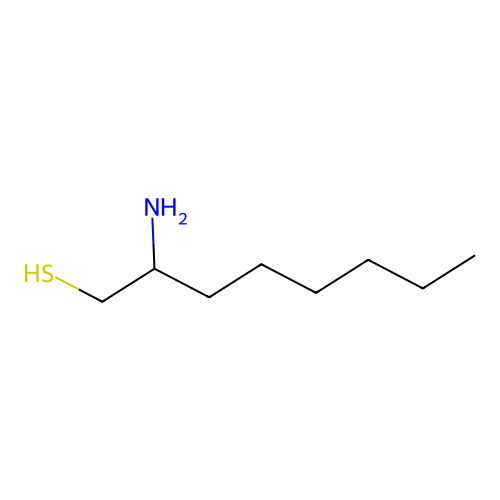 2-Aminooctane-1-thiol structure