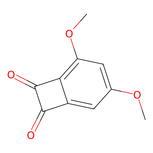2,4-Dimethoxybicyclo[4.2.0]octa-1(6),2,4-triene-7,8-dione structure
