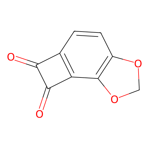 Cyclobuta[e][1,3]benzodioxole-6,7-dione structure