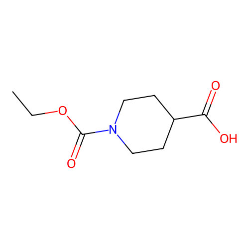 1-(Ethoxycarbonyl)-4-piperidinecarboxylic Acid structure