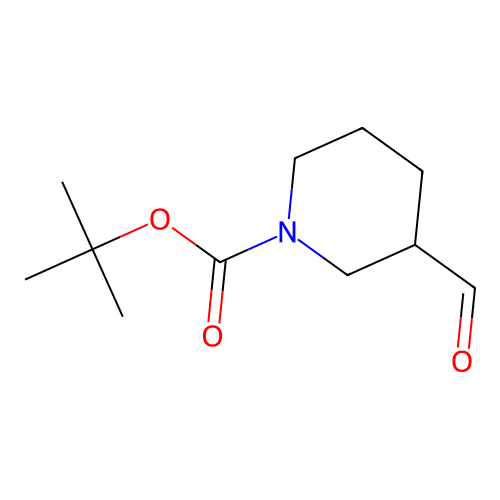 1-Boc-piperidine-3-carboxaldehyde structure