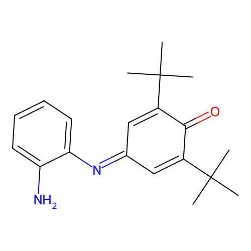 4-[(2-Aminophenyl)imino]-2,6-di-tert-butylcyclohexa-2,5-dien-1-one structure