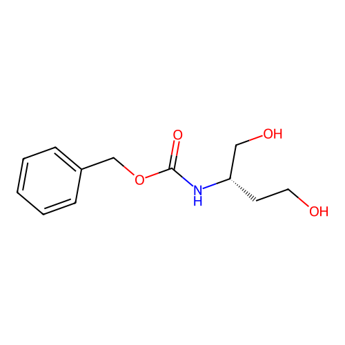 (S)-2-Cbz-aminobutane-1,4-diol structure