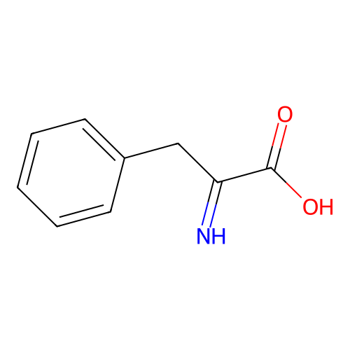 2-Imino-3-phenylpropanoic acid structure
