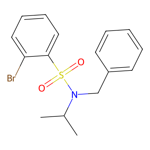 N-Benzyl-2-bromo-N-isopropylbenzenesulfonamide structure