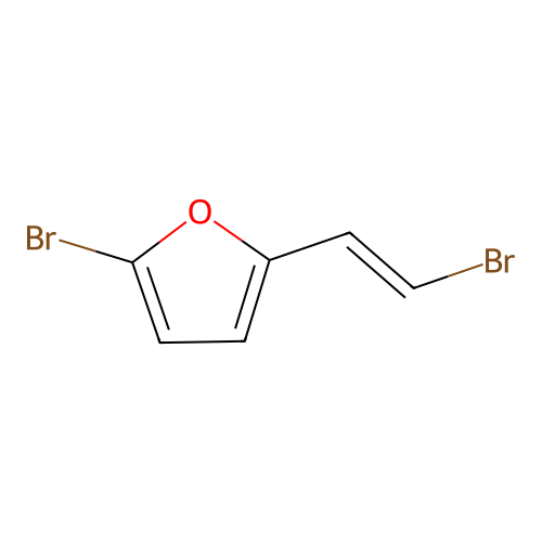 2-bromo-5-[(E)-2-bromoethenyl]furan structure