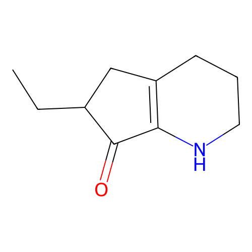 6-Ethyl-1,2,3,4,5,6-hexahydro-7H-cyclopenta[b]pyridin-7-one structure