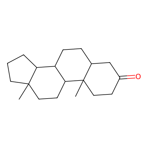 Androstan-3-one structure