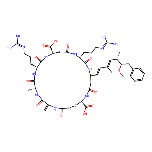 Toxin III, cyanobacterium structure
