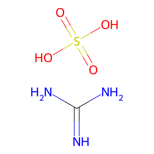 Guanidine Sulfate (1:1) structure