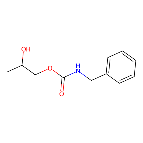 2-羟丙基N-苄基氨基甲酸酯 structure